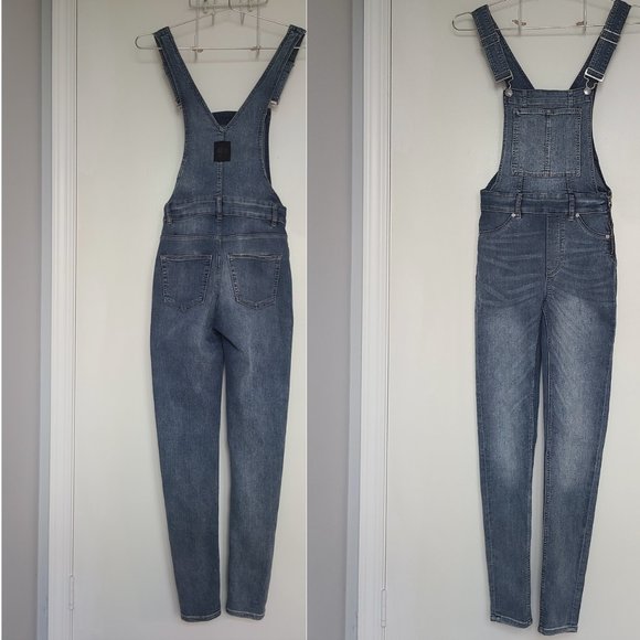 Cheap Monday Dungaree Overalls - Spray Blue noise - Picture 2 of 12